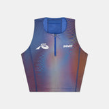 Bandit | Ares™ Zip Front Race Crop - Gradient Rust