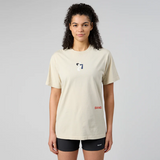 Bandit | เสื้อยืดคอตตอน Abstract Multi-Runner สำหรับทั้งชายและหญิง - สีแชมเปญ