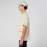 Bandit | เสื้อยืดคอตตอน Abstract Multi-Runner สำหรับทั้งชายและหญิง - สีแชมเปญ
