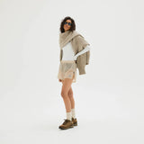 District Vision | Ultralight Zippered Hiking Shorts - Chalk