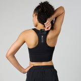 Bandit | Stamina™ Scoop Neck Race Crop - สีดำ