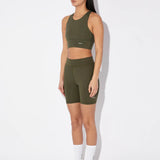 Circle | GET SHORTY RUNNING SHORTS - Moss