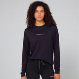 Bandit | Micromesh™ เสื้อยืดแขนยาวสำหรับการแสดง - ยูนิเซ็กซ์, สีดำ