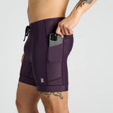 Bandit | Superbeam™ Next Gen 7 Pocket Quarter Tights - NIGHTSHADE