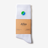 Atlas Collectif | V3 Core Performance Socks White