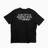 Albaoptics | Doesn't Make You Faster Tee - Black