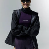 District Vision | เสื้อยืดคอกลมแขนยาว น้ำหนักเบา สำหรับผู้หญิง - สีพลัม