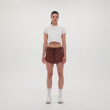 Bandit | Women's Mercury Seamless™ Crop Tee - White