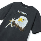 Satisfy | MothTech™ T-Shirt Eagle print - Aged Black