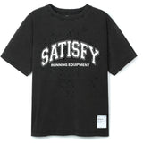 Satisfy | MothTech™ T-Shirt SATISFY print - Aged Black