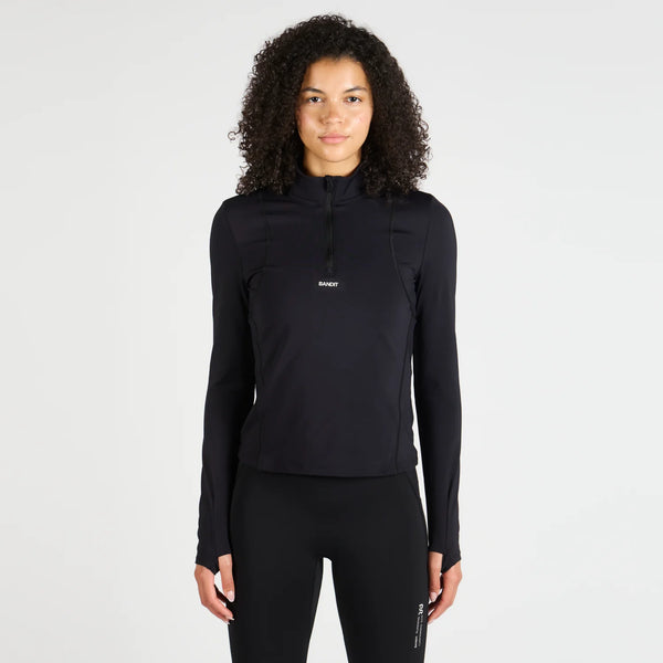 Bandit | Brushed Stamina™ Women's Cold Weather Quarter Zip - Black