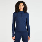 Bandit | Brushed Stamina™ Women's Cold Weather Quarter Zip - Navy