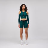 Bandit | Cadence™ Zip Front Race Crop - Pine
