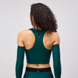 Bandit | Cadence™ Zip Front Race Crop - Pine