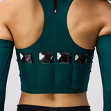 Bandit | Cadence™ Zip Front Race Crop - Pine
