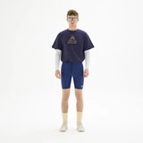 District Vision | California Cotton Tee -  Mountains Vintage Navy