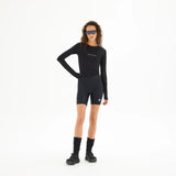 District Vision | Ultralight Aloe Long Sleeve Fitted Tee - Black