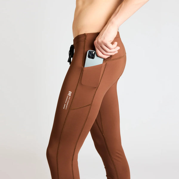 Bandit | Brushed Stamina™ Men's Cold Weather Tight - Deep Amber Brown