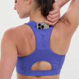 Bandit | Stamina™ Scoop Neck Run Bra - Deep Peri Blue