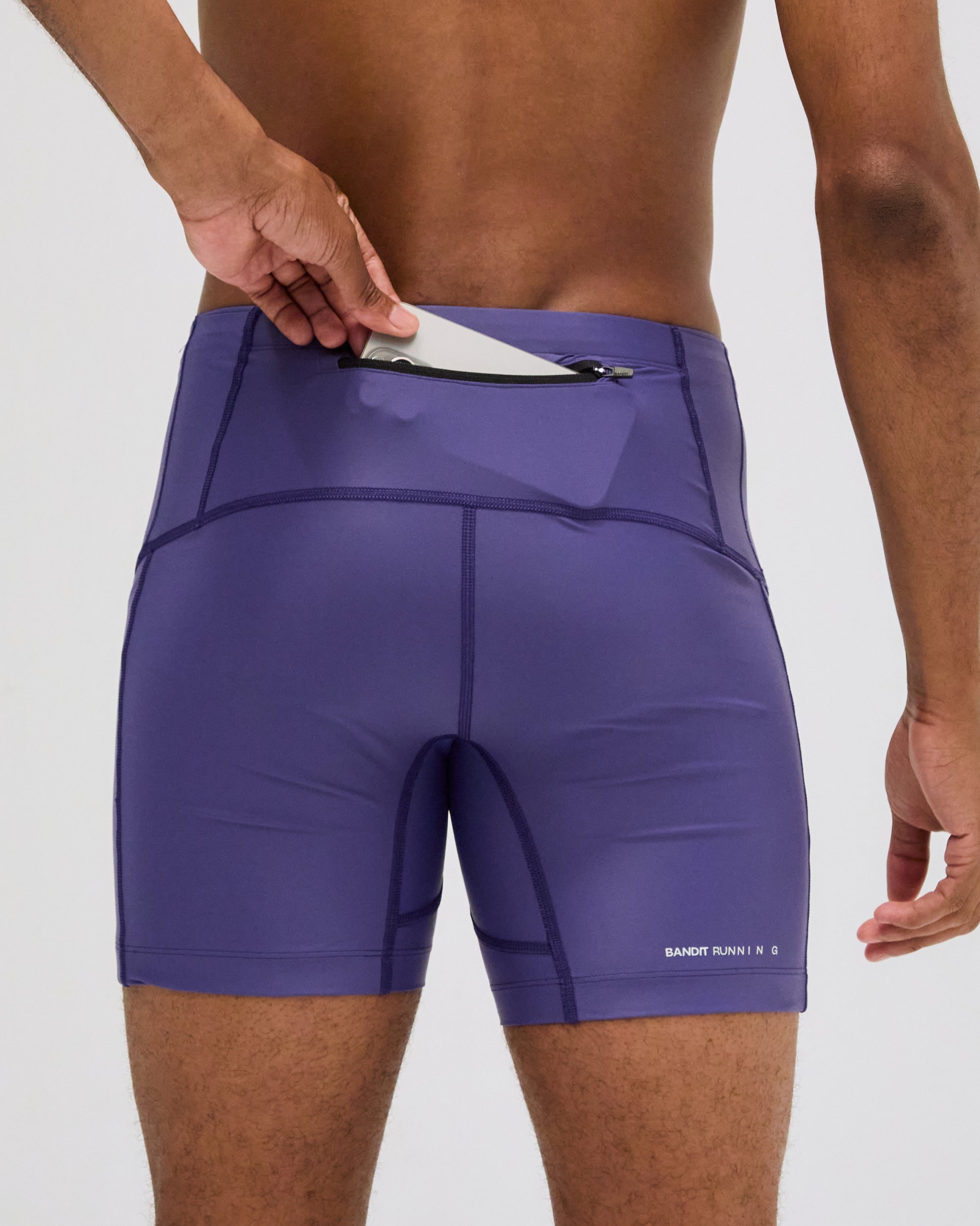 Bandit | Superbeam™ 7 Pocket Quarter Tights - Purple Dusk