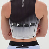 Bandit | Ares™ Zip Front Race Crop - Black Gradient