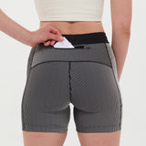 Bandit | Striped Cadence™ 5" Compression - Black with Chalk