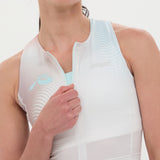 Bandit | Ares™ Zip Front Race Crop - Minty Blue Gradient