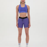 Bandit | Striped Cadence™ 5" Compression - Deep Peri Blue with Rust