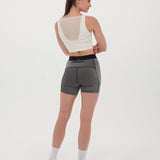 Bandit | Striped Cadence™ 5" Compression - Black with Chalk