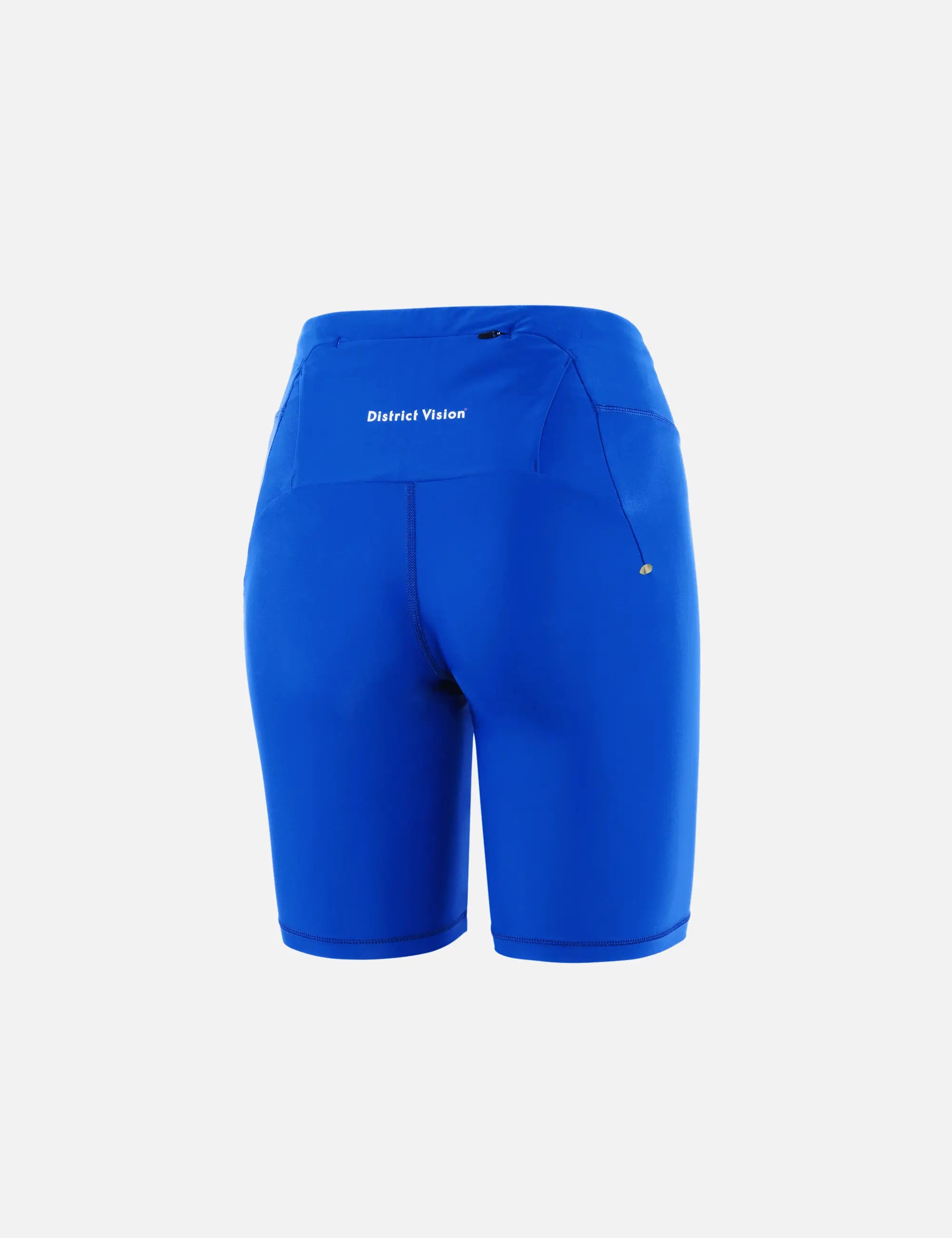 District Vision |  Women's 9in Pocketed Half Tights - Surf Blue
