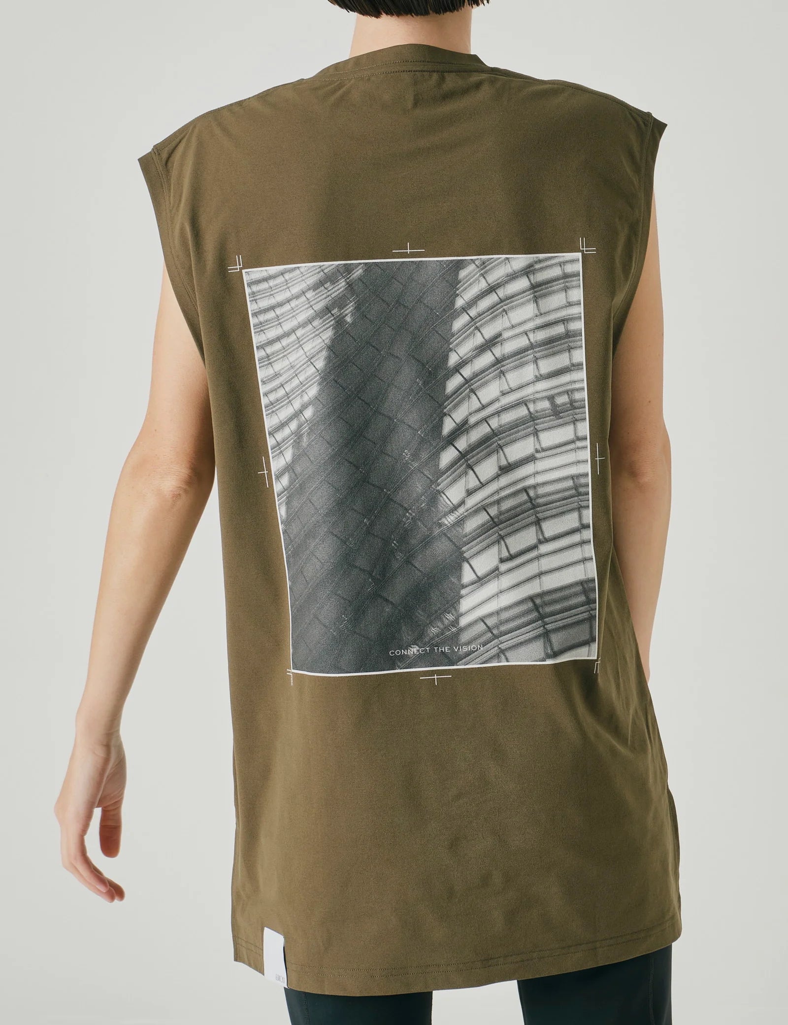 &Moss | Dry Touch Oversized No Sleeve T-Shirt