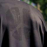 District Vision | Ultralight Aloe Long Sleeve Tee - Black Wordmark