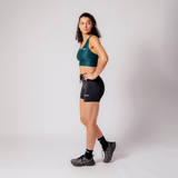 Bandit | Drift™ Crop Singlet w/ Built in Bra - Pine