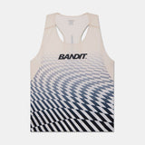 Bandit | Drift™ Mosaic Racing Singlet - Black with Chalk