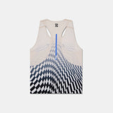 Bandit | Drift™ Mosaic Racing Singlet - Black with Chalk