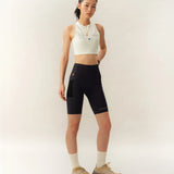 Bandit | Stamina™ Scoop Neck Race Crop - สีดำ 