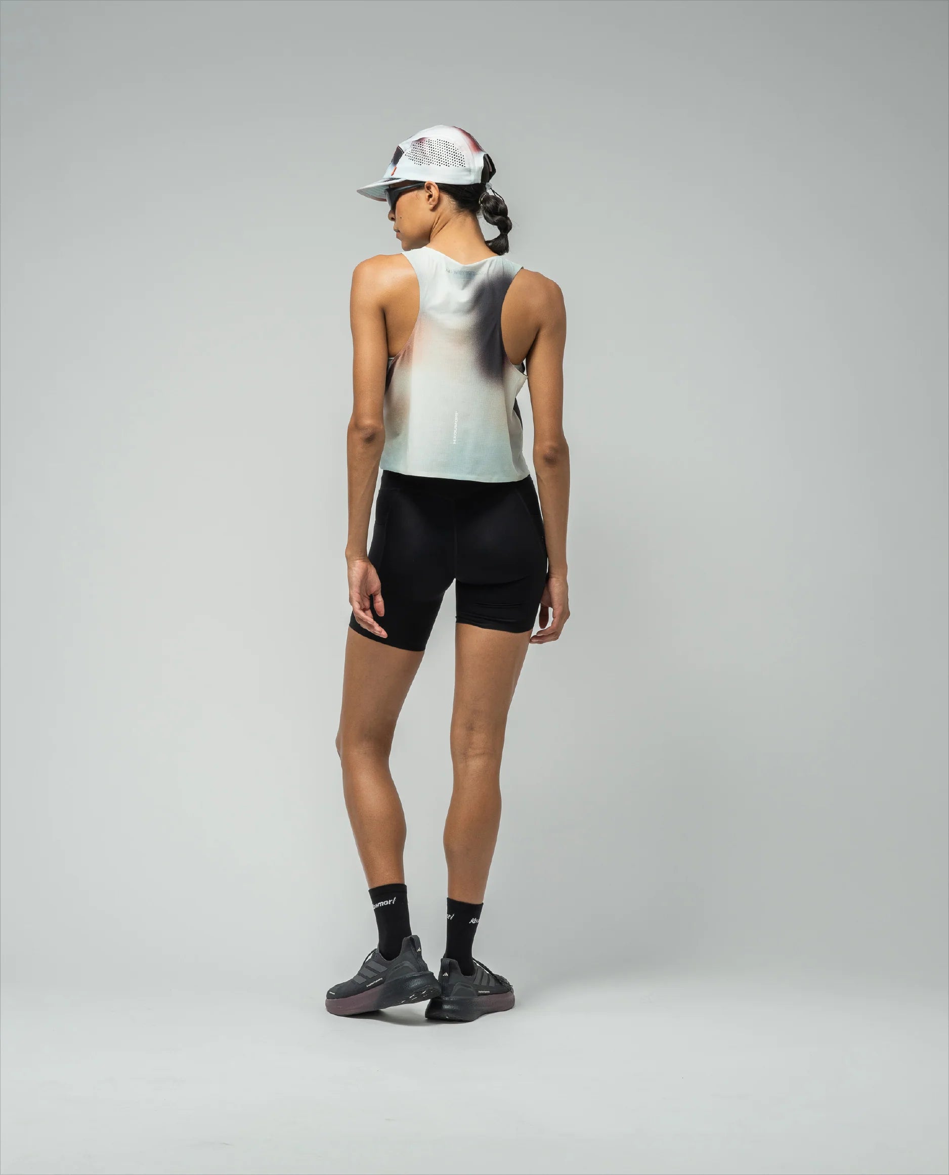 Hermanos Koumori | Cropped Race Singlet - FOG