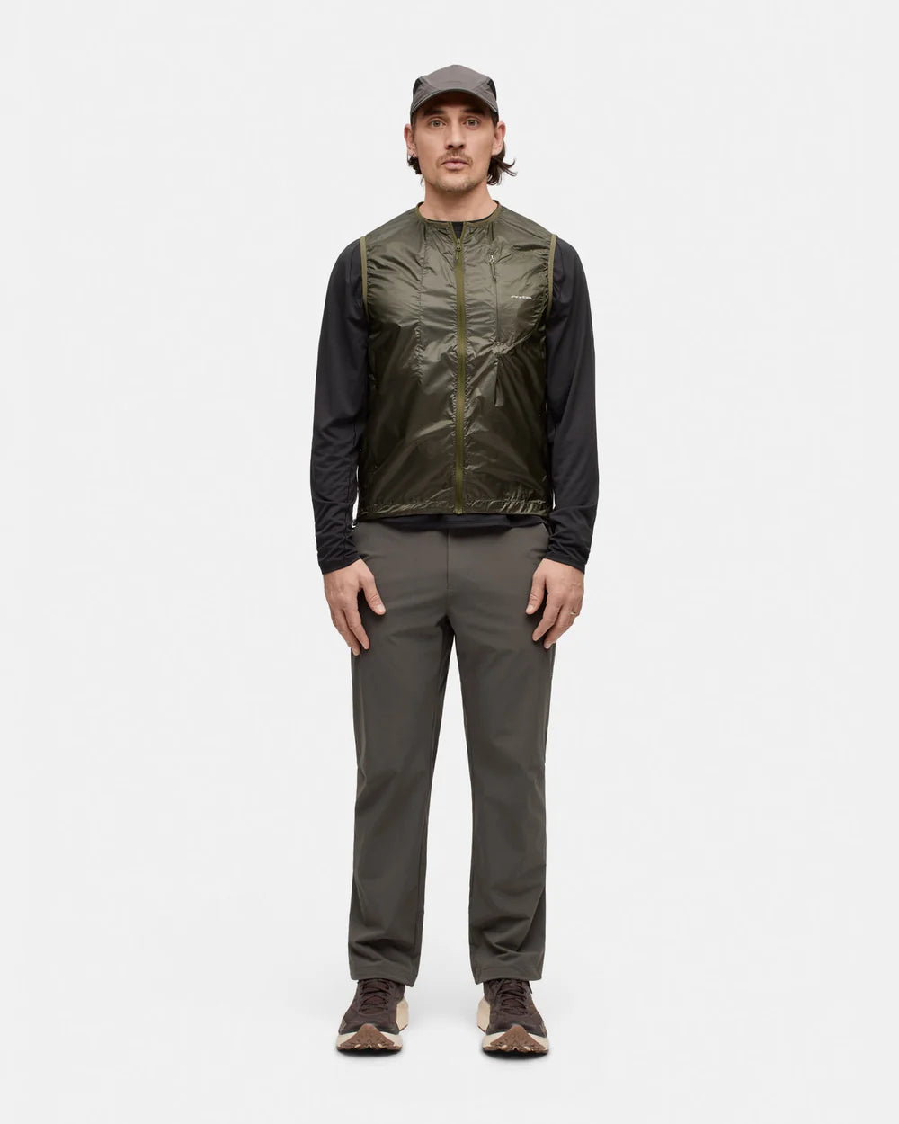 Portal | Code Wind Vest - Dark Olive