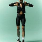 District Vision |  7in Pocketed Half Tights, Black