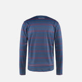 District Vision | Lightweight Long Sleeve Graphic Tee - Micro Stripes