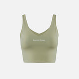 District Vision | Twin Layer Long Line Bra - Ash