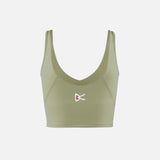 District Vision | Twin Layer Long Line Bra - Ash
