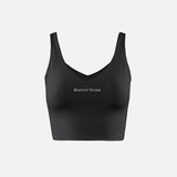 District Vision | Twin Layer Long Line Bra - Black