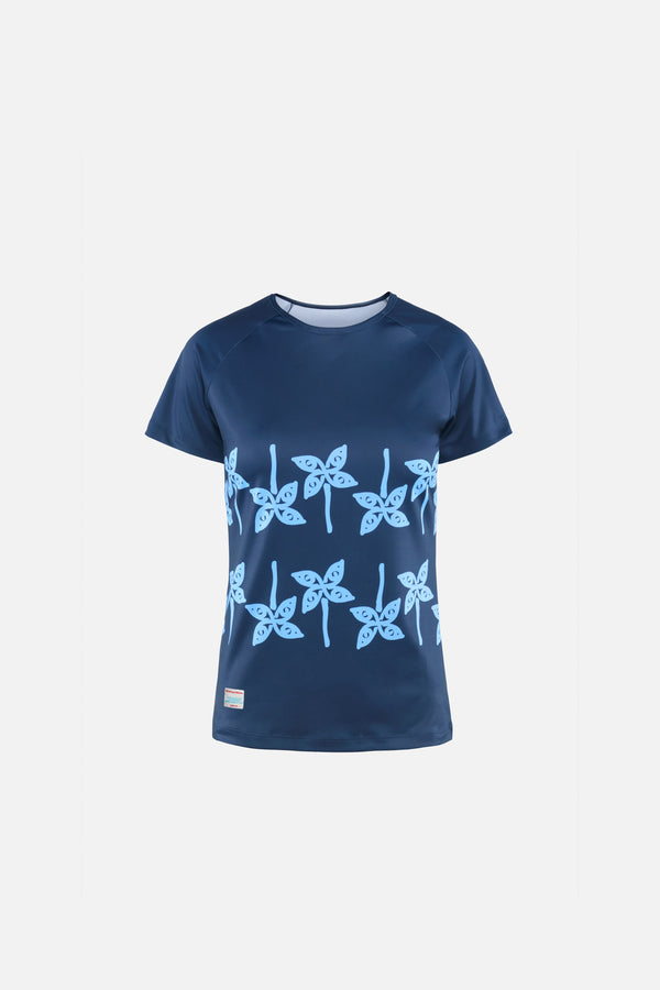 District Vision | Lightweight Short Sleeve Fitted Graphic Tee - Zephyr