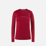 District Vision | Ultralight Aloe Long Sleeve Fitted Tee - Cardinal