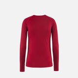 District Vision | Ultralight Aloe Long Sleeve Fitted Tee - Cardinal