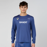 Bandit | Micromesh™ Current RunnerLong Sleeve Tee - Unisex, Space Blue