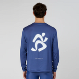 Bandit | Micromesh™ Current RunnerLong Sleeve Tee - Unisex, Space Blue