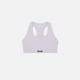 Bandit | Striped Cadence™ Scoop Neck Run Bra - Light Thistle