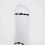 Bandit | Lite Run™️ Quarter Socks - Evolve Running - White with Black - 2 Pack